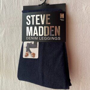 NWT Steve Madden Faux Dark Denim Leggings Size M
